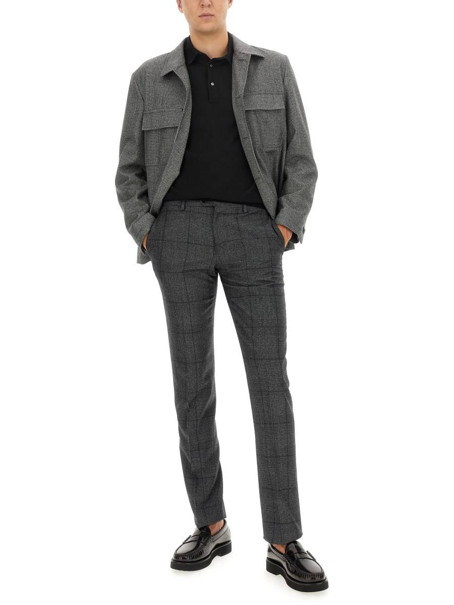 LARDINI CAMICIA IN LANA
