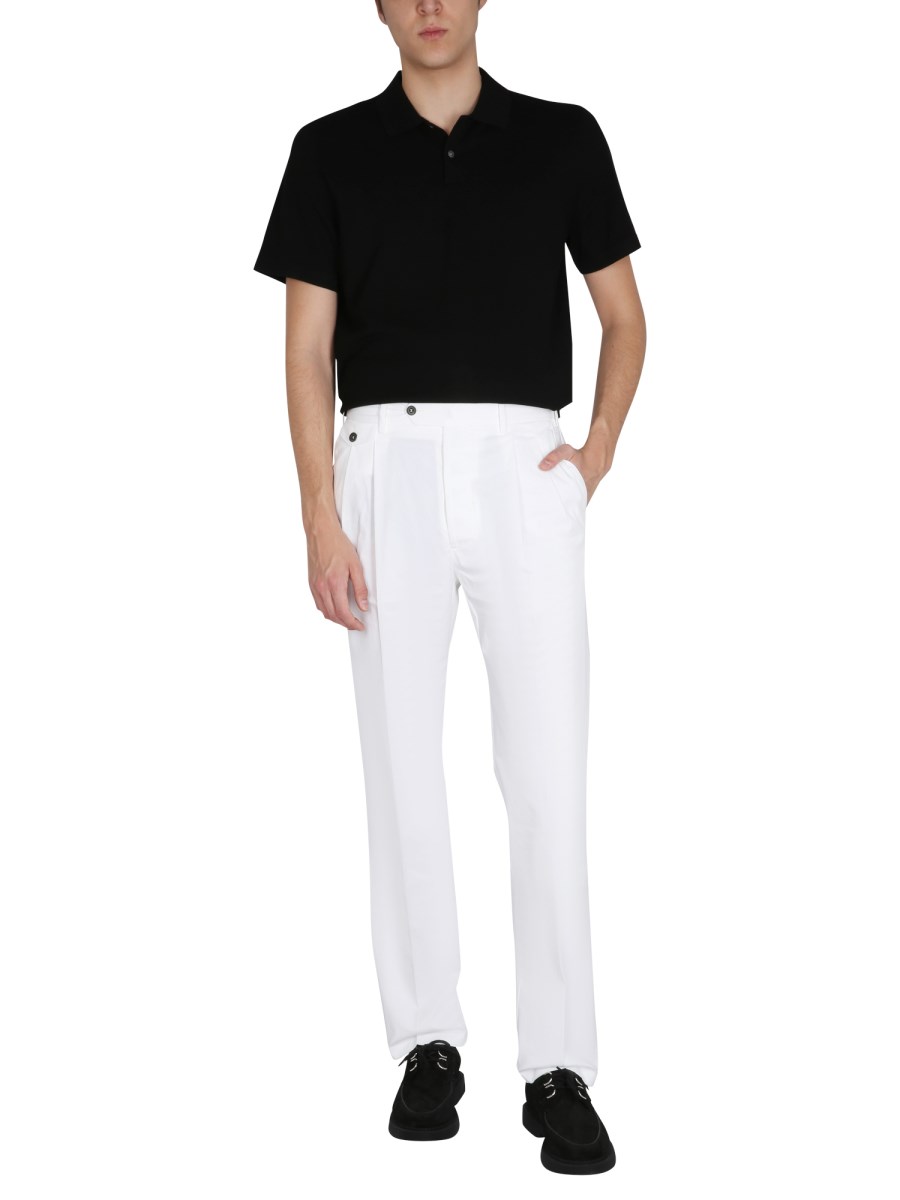 LARDINI PANTALONE IN POPELINE DI COTONE