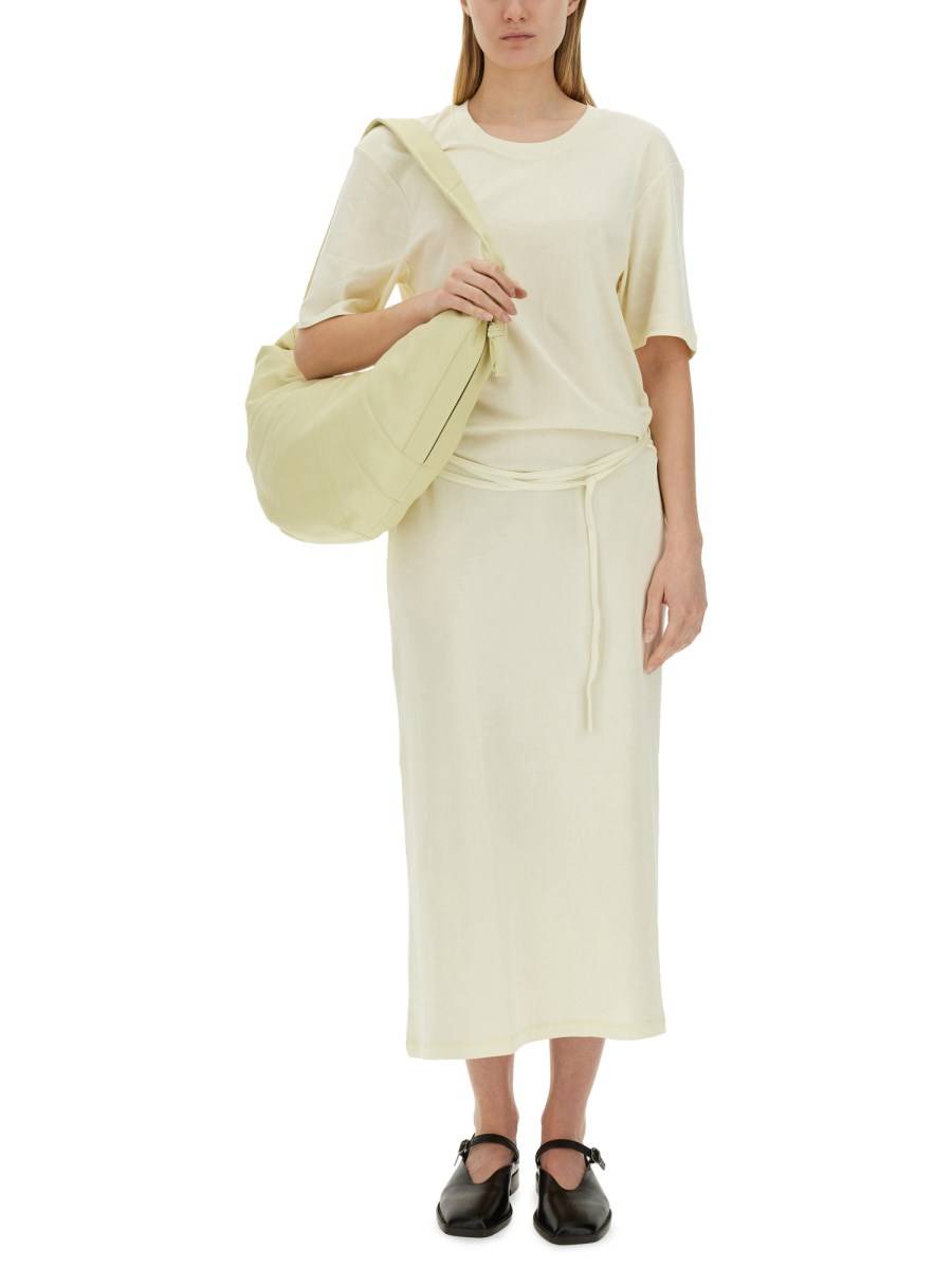 LEMAIRE ABITO T-SHIRT CON CINTURA