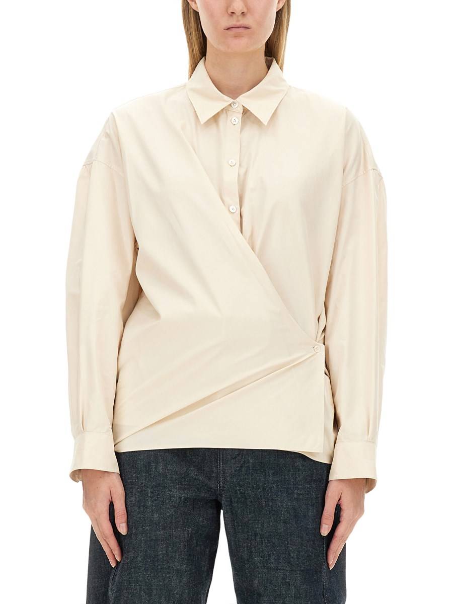 LEMAIRE CAMICIA TWISTED IN SETA SECCA