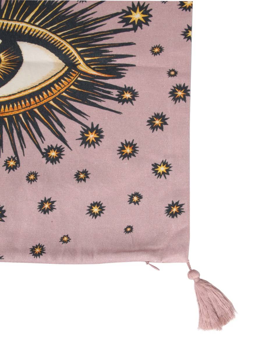 LES-OTTOMANS COPRICUSCINO IN COTONE CON STAMPA EYE