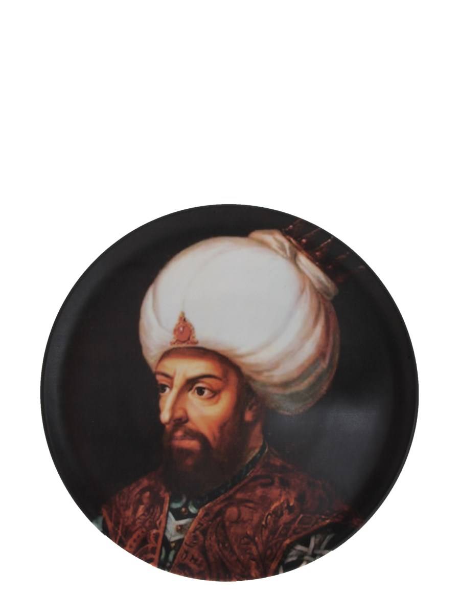 LES-OTTOMANS PIATTO IN CERAMICA CON STAMPA SULTAN