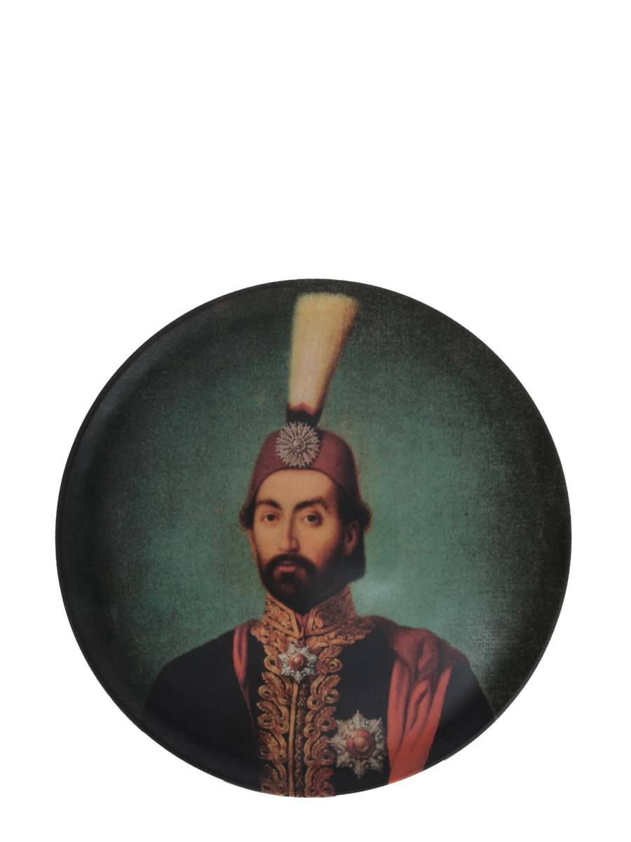 LES-OTTOMANS PIATTO IN CERAMICA CON STAMPA SULTAN