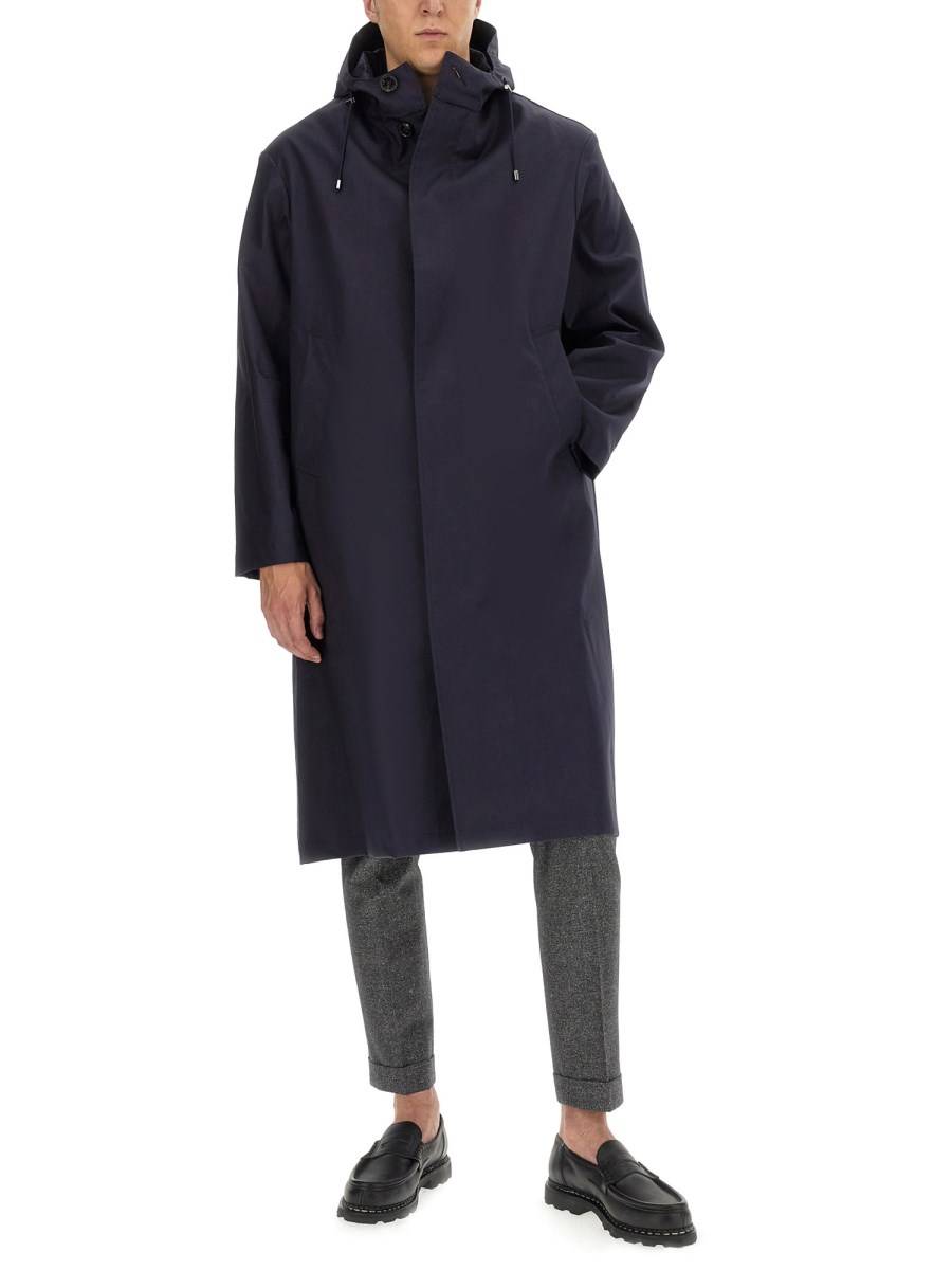 MACKINTOSH CAPPOTTO WOLFSON CON CAPPUCCIO