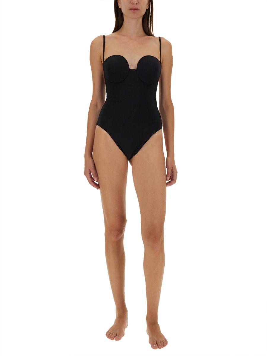 MAGDA BUTRYM COSTUME DA BAGNO BUSTIER IN NYLON