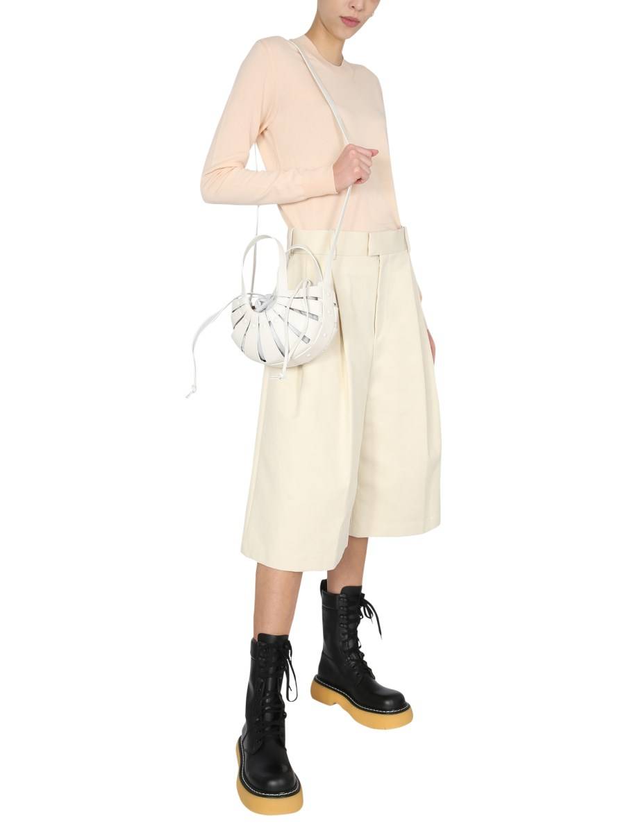 BOTTEGA VENETA MAGLIA LEGGERA IN CASHMERE A MANICHE LUNGHE