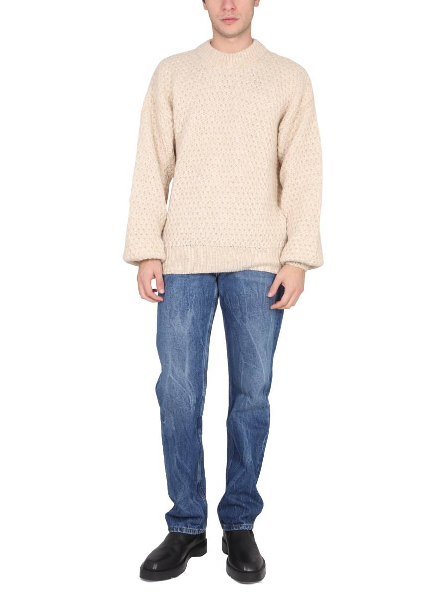 SÉFR MAGLIA MEZZOCOLLO LEONARD IN MISTO LANA DI BABY ALPACA
