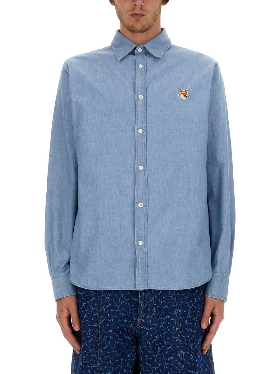 MAISON KITSUNÉ CAMICIA FOX HEAD