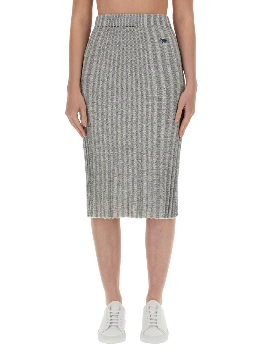 MAISON KITSUNÉ GONNA IN MAGLIA