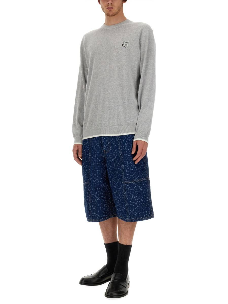 MAISON KITSUNÉ MAGLIA FOX HEAD