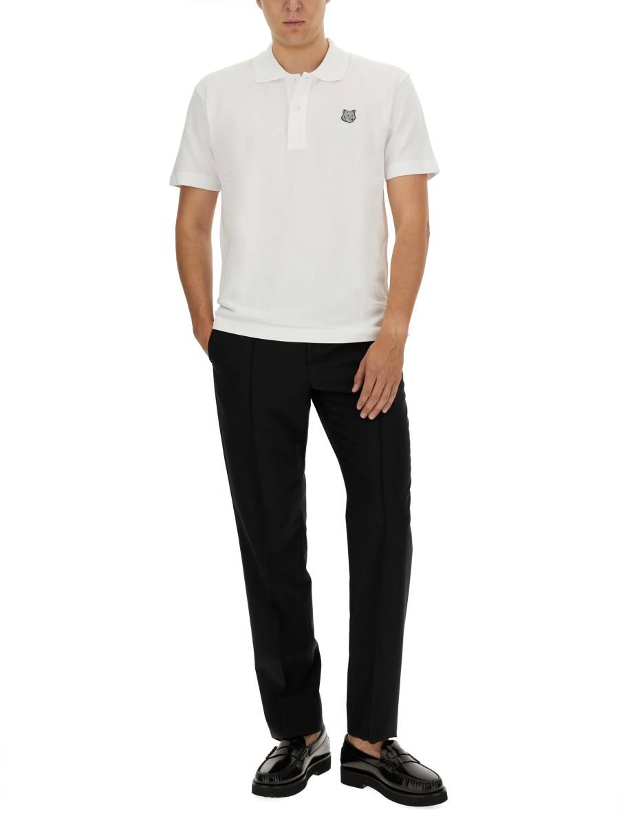 MAISON KITSUNÉ POLO CON LOGO
