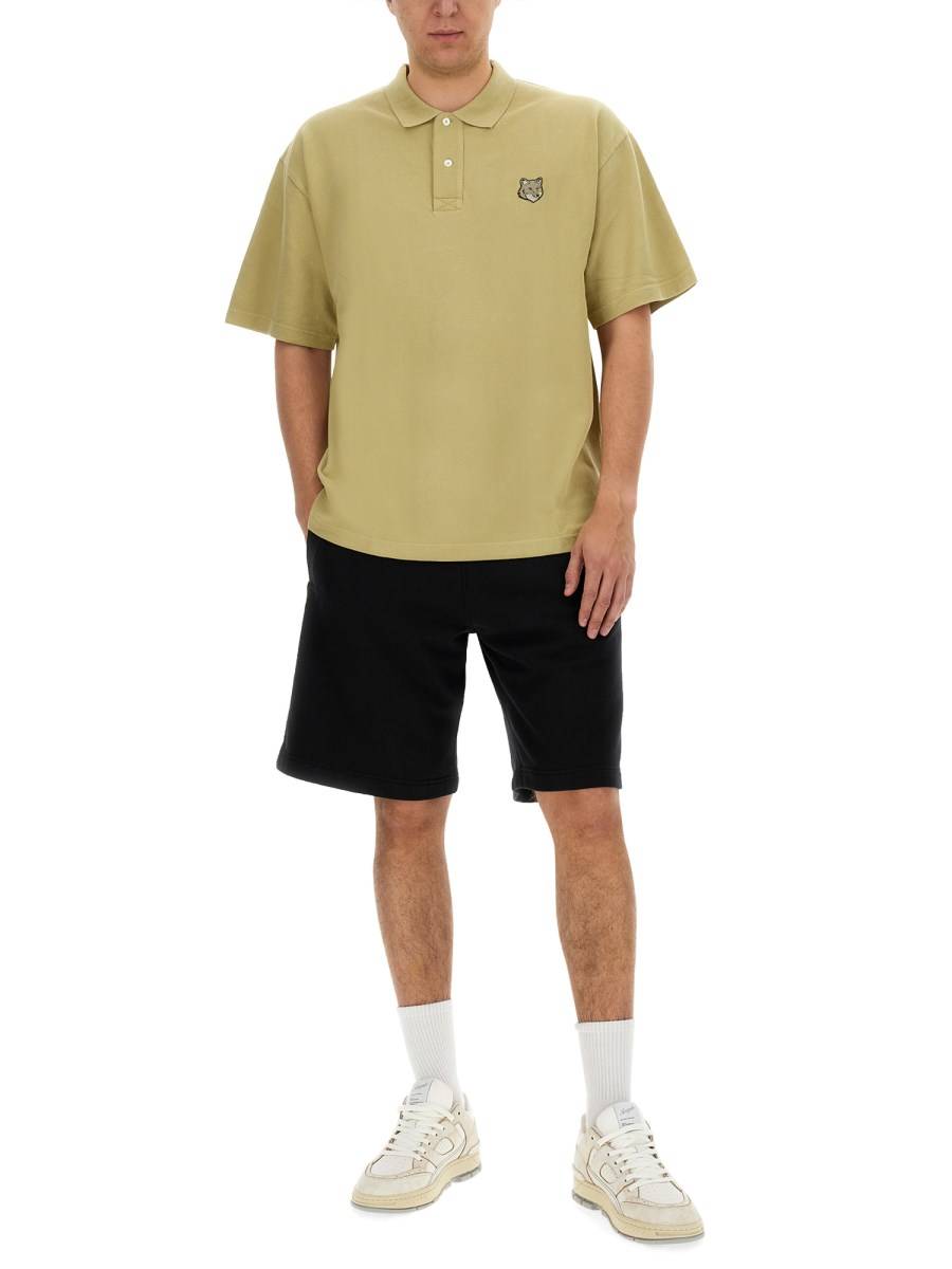 MAISON KITSUNÉ POLO IN COTONE