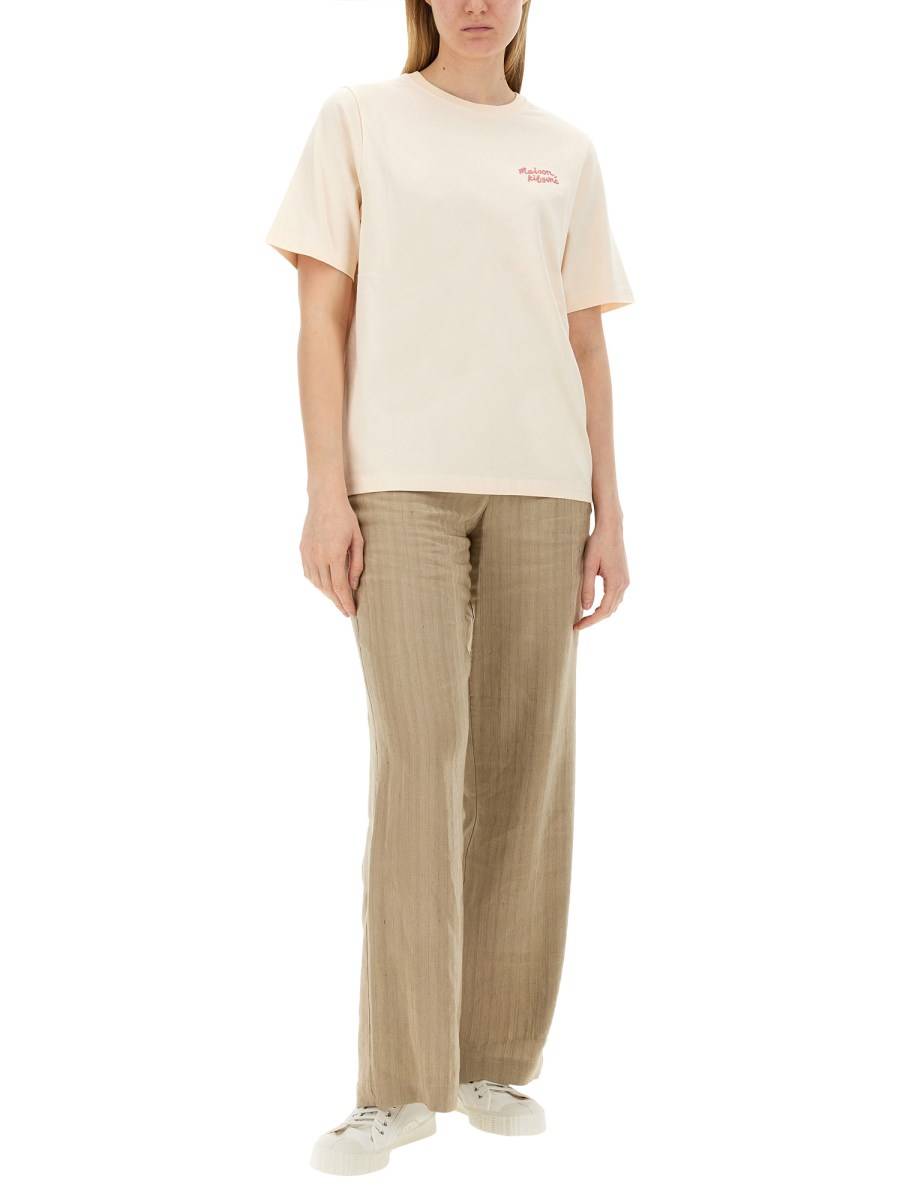 MAISON KITSUNÉ T-SHIRT CON LOGO