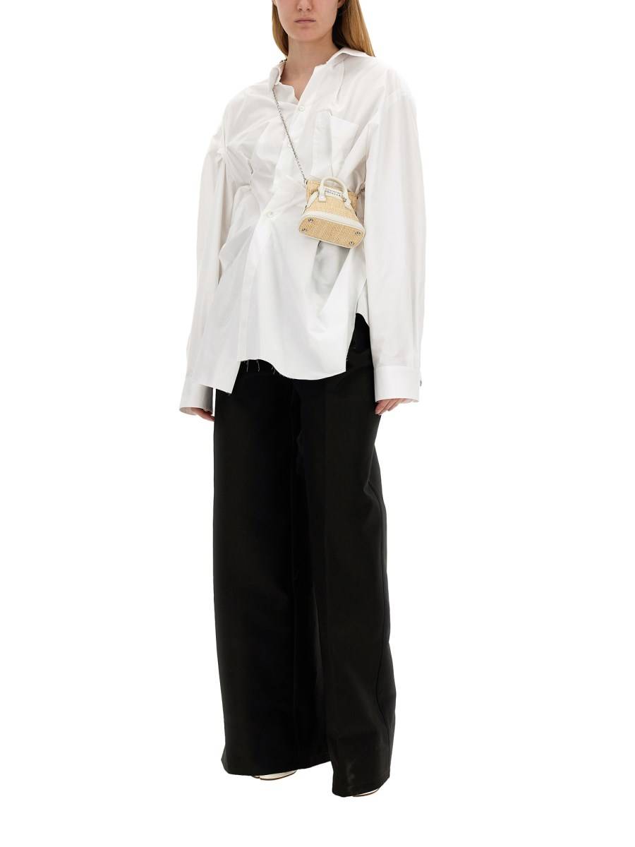 MAISON MARGIELA CAMICIA IN POPELINE DI COTONE