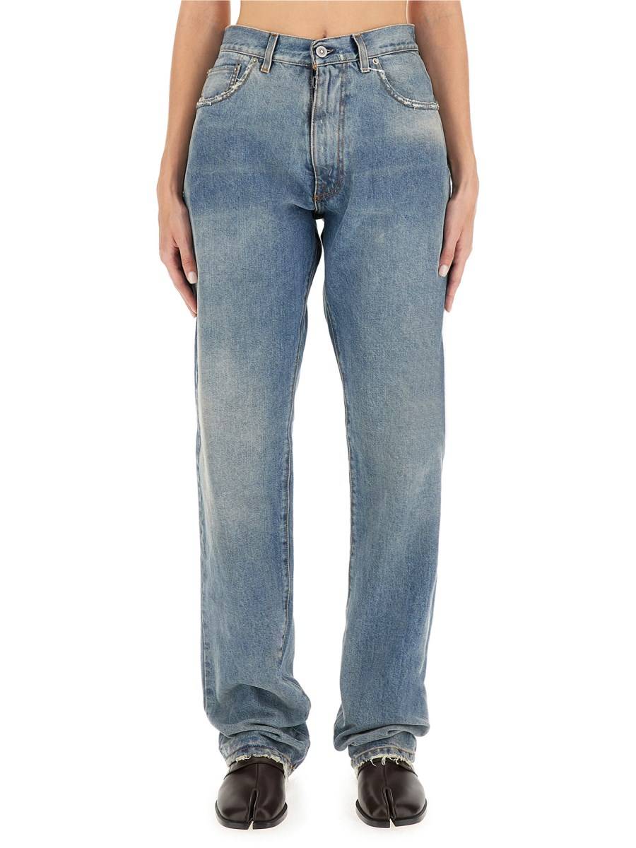 MAISON MARGIELA JEANS LOOSE CON TAGLIO DRITTO