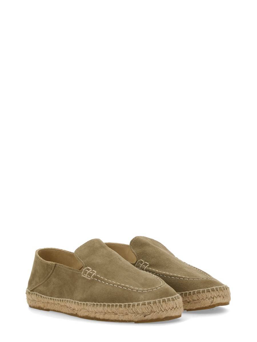 MANEBI ESPADRILLA IN PELLE SUEDE