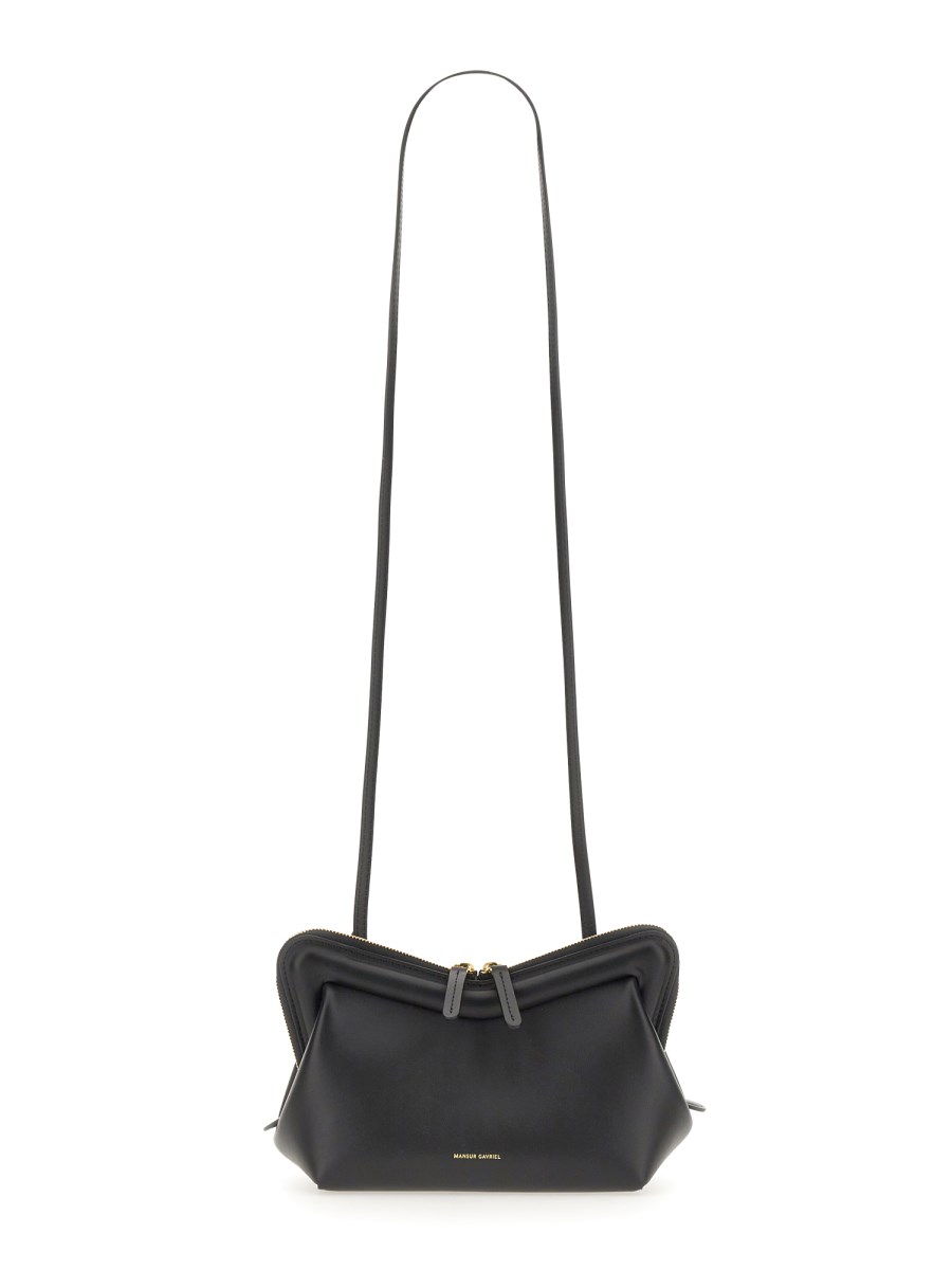MANSUR GAVRIEL BORSA MINI "M FRAME" IN PELLE
