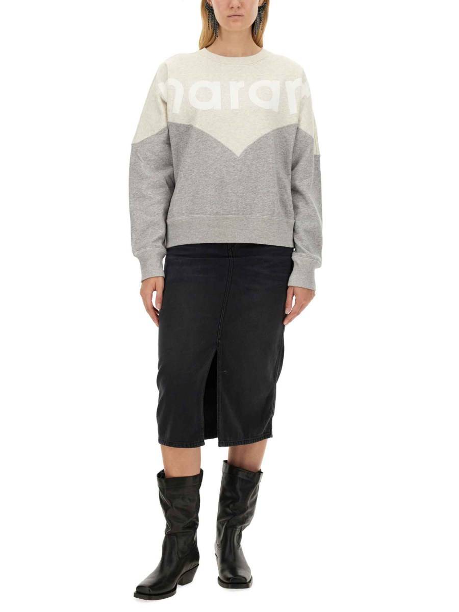 MARANT ÉTOILE FELPA HOUSTON IN COTONE