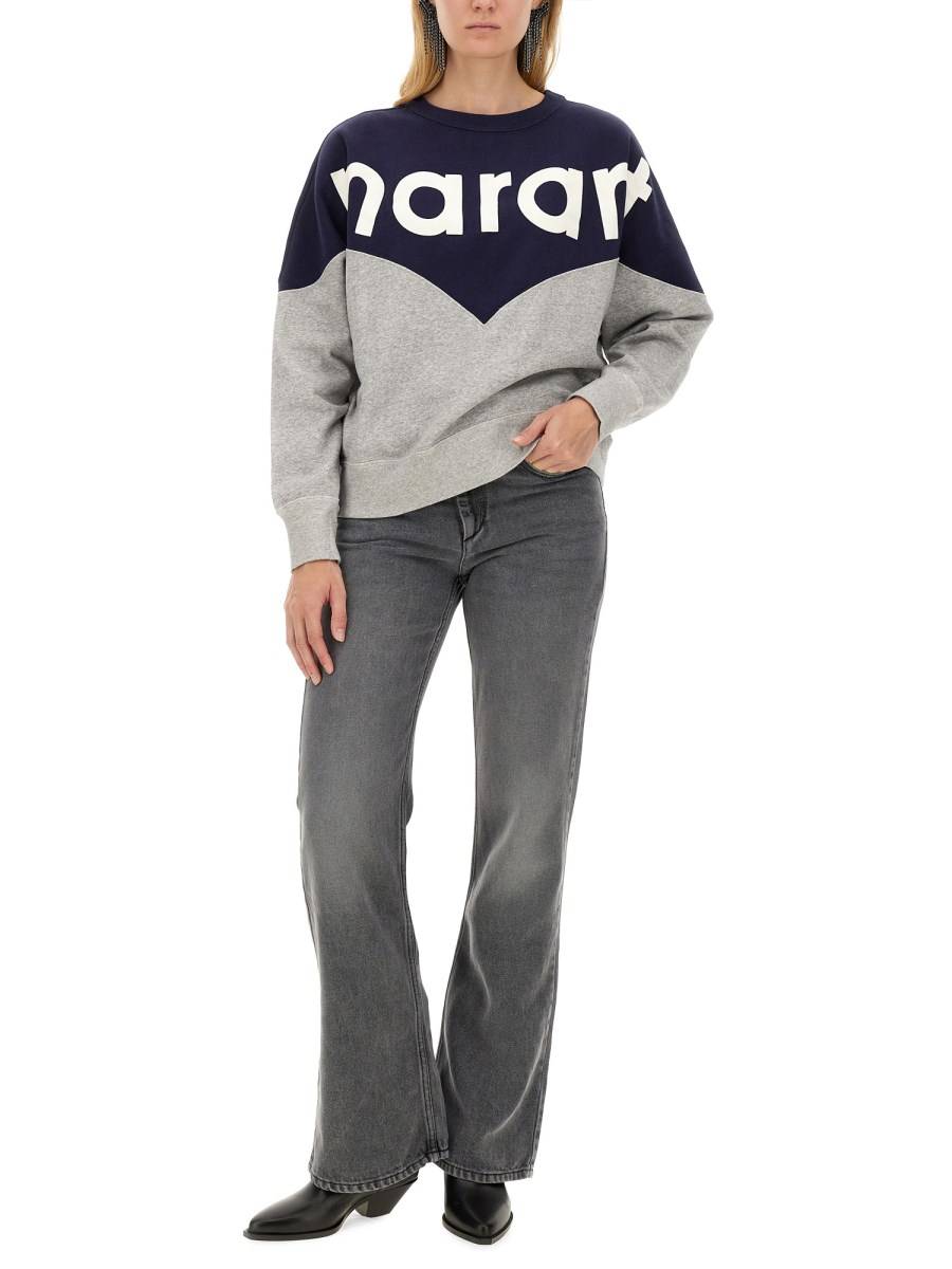 MARANT ÉTOILE FELPA HOUSTON IN COTONE
