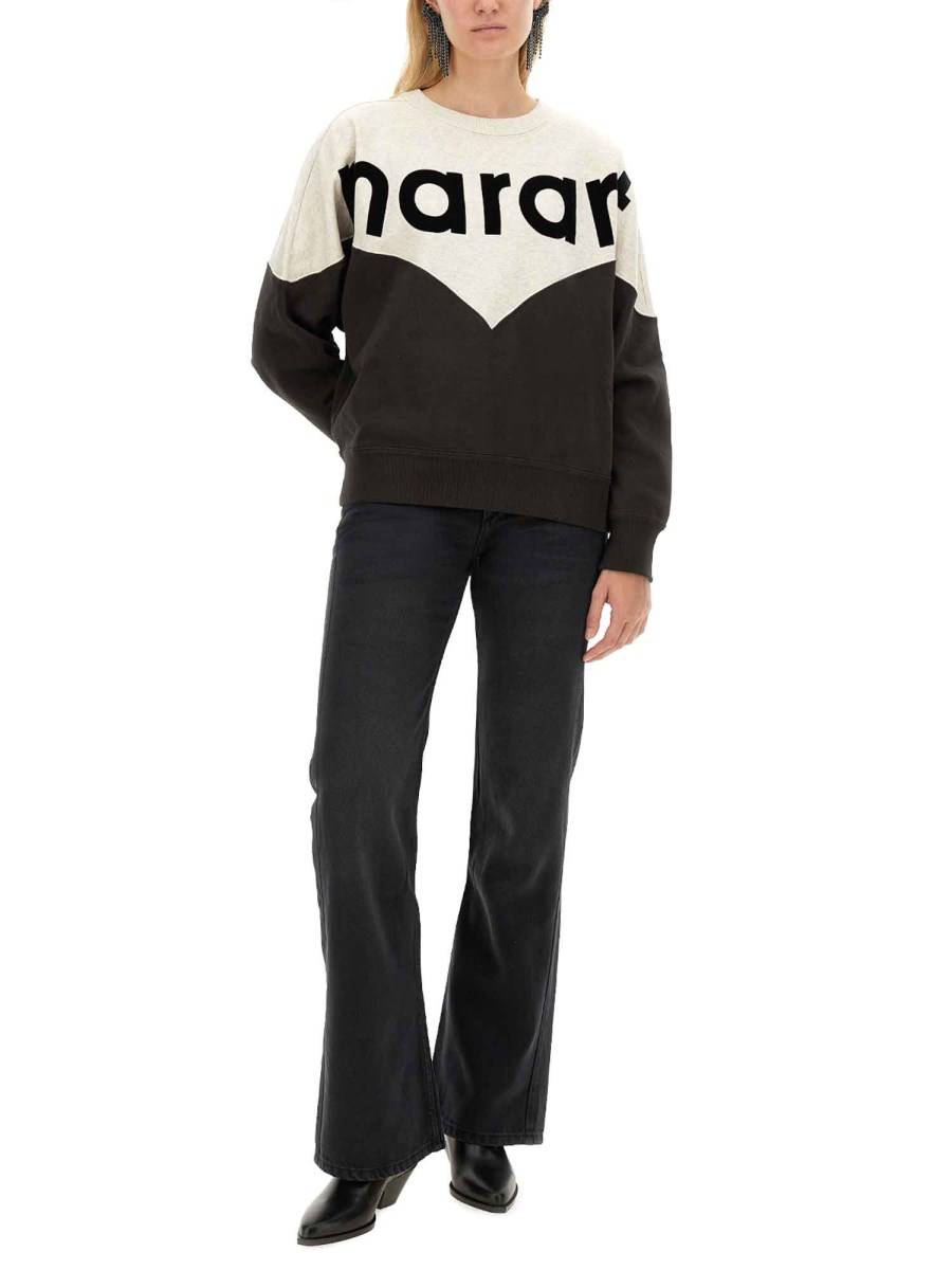 MARANT ÉTOILE FELPA HOUSTON IN COTONE