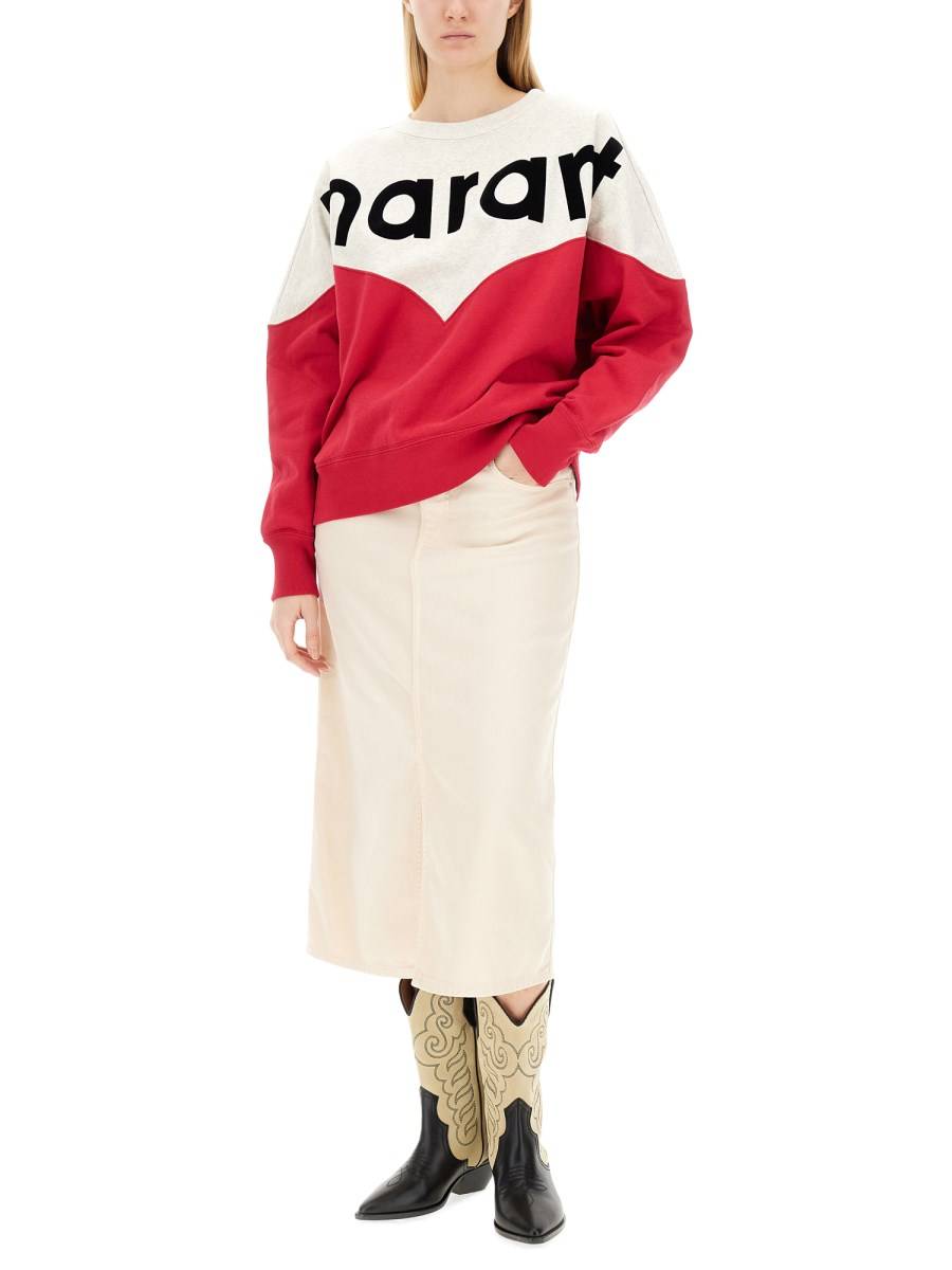 MARANT ÉTOILE FELPA "HOUSTON" IN COTONE