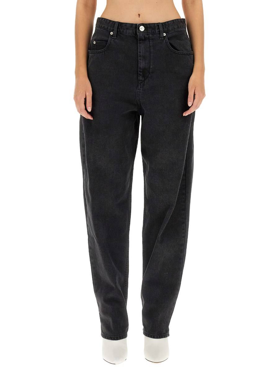 MARANT ÉTOILE JEANS CORSY IN DENIM DI COTONE