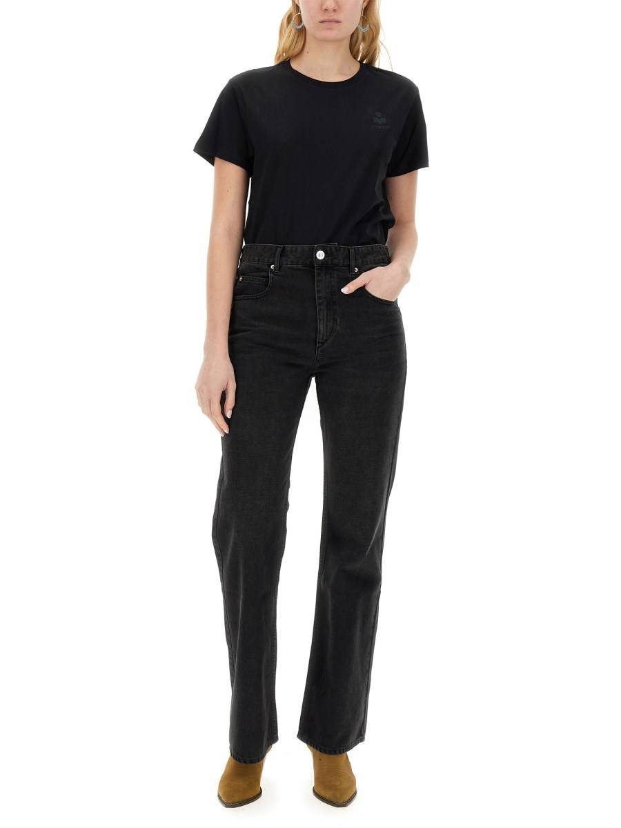 MARANT ÉTOILE T-SHIRT ABY IN JERSEY DI COTONE