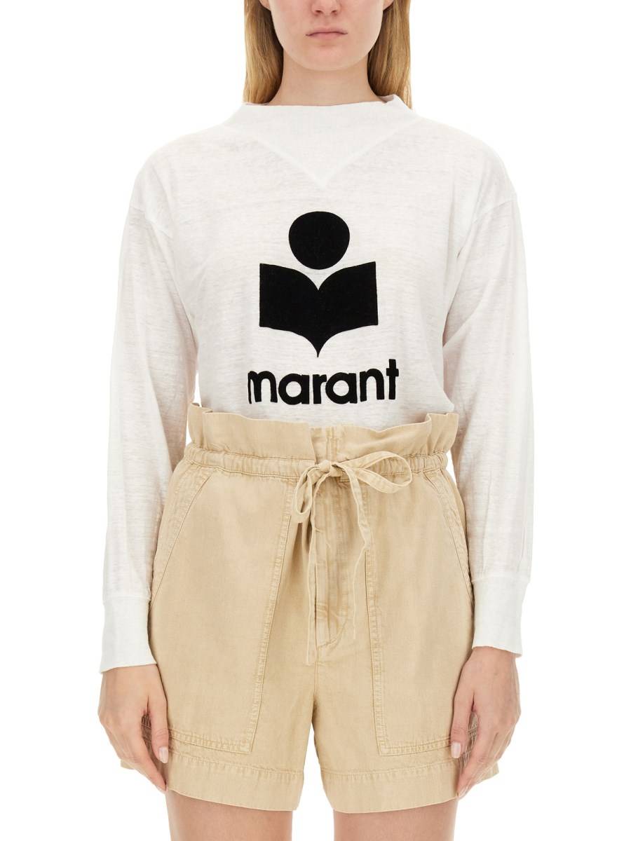 MARANT ÉTOILE T-SHIRT "KILSEN" IN LINO