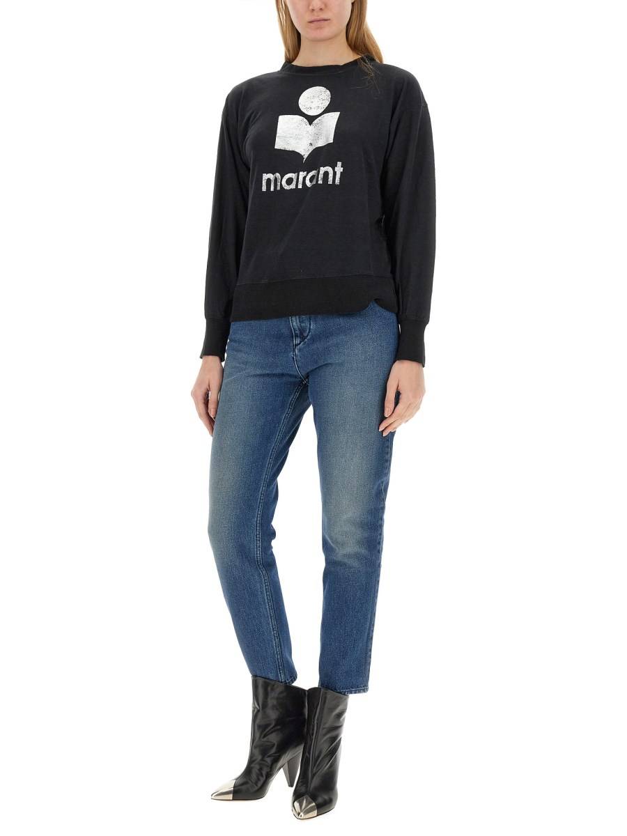 MARANT ÉTOILE T-SHIRT KLOWIA IN LINO