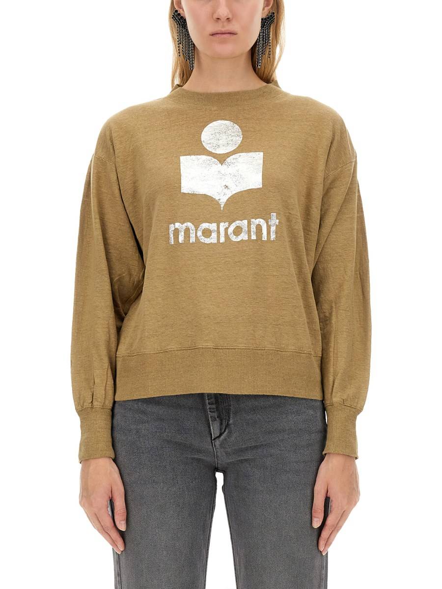 MARANT ÉTOILE T-SHIRT KLOWIA IN LINO