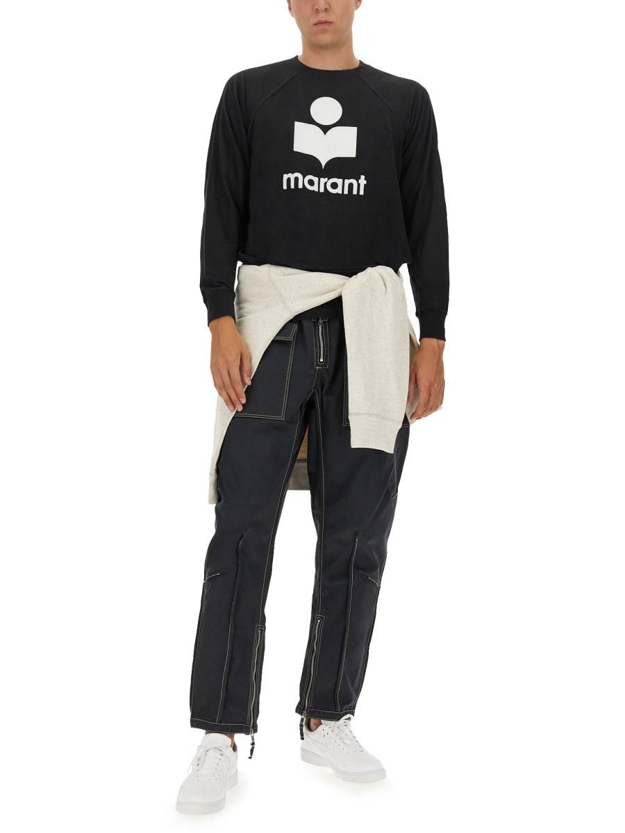 MARANT T-SHIRT KIEFFER IN LINO