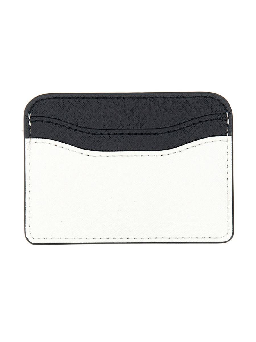 MARC JACOBS PORTACARTE IN CUOIO CON LOGO