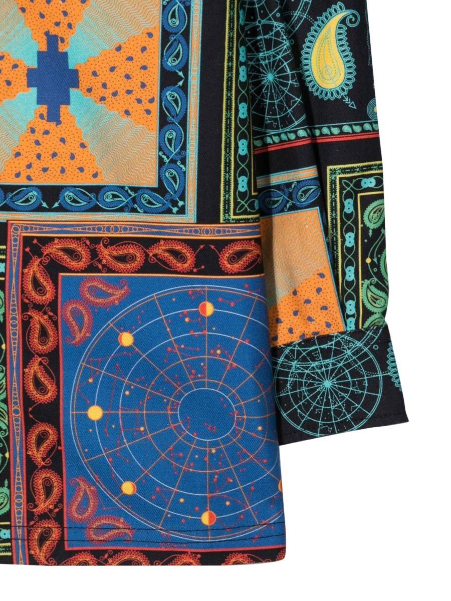 MARCELO BURLON COUNTY OF MILAN BANDANA AOP SHIRT