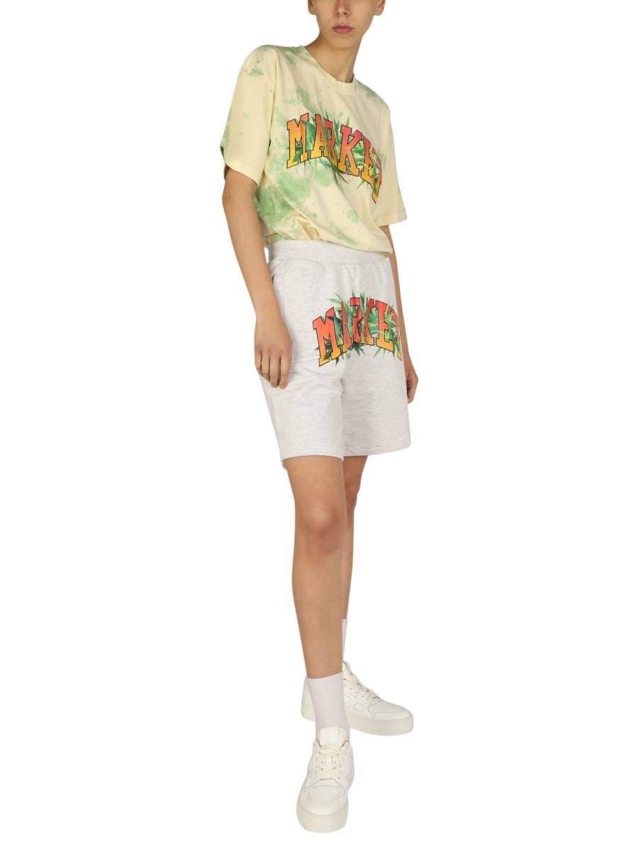 MARKET T-SHIRT IN JERSEY DI COTONE CON STAMPA LOGO
