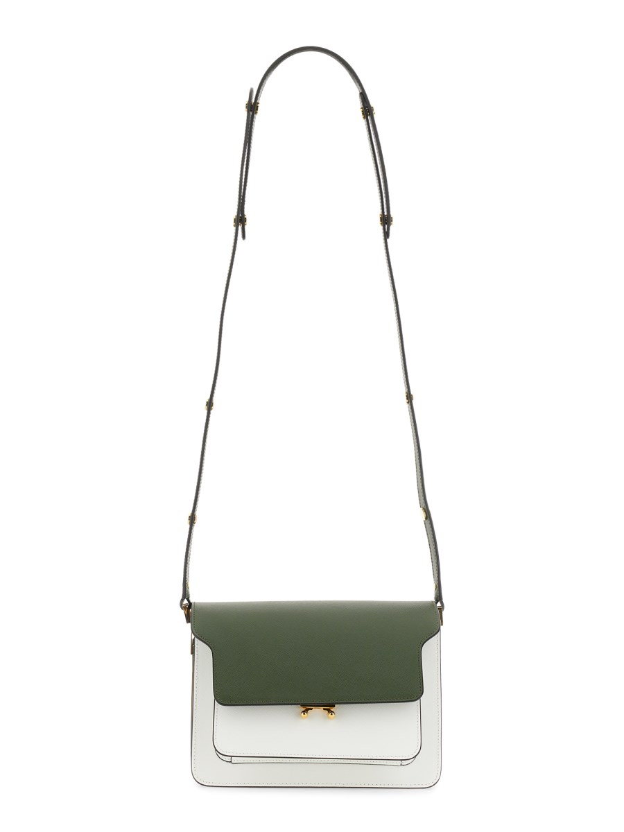 MARNI BORSA A SPALLA TRUNK IN PELLE