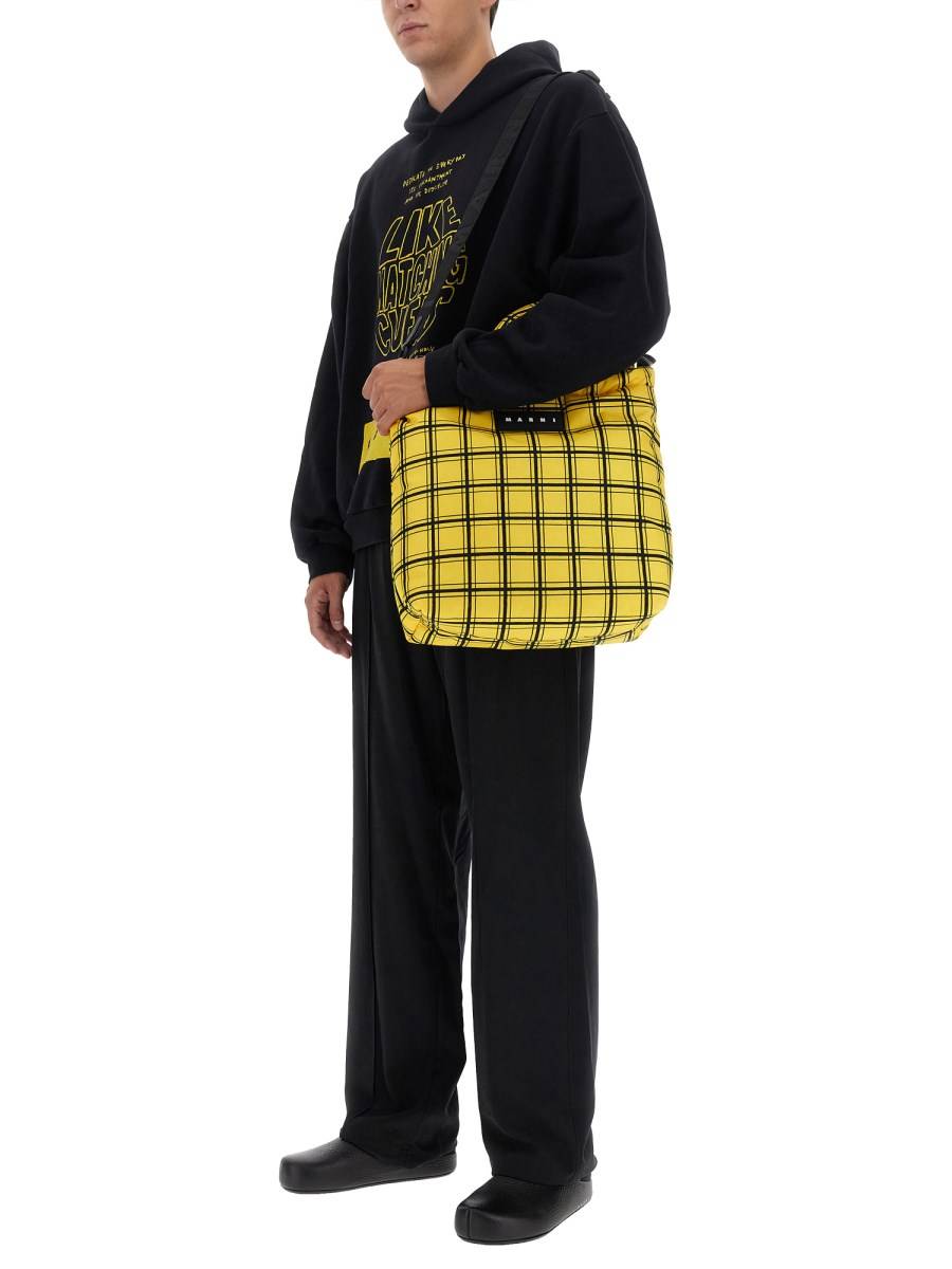MARNI FELPA IN COTONE CON LOGO