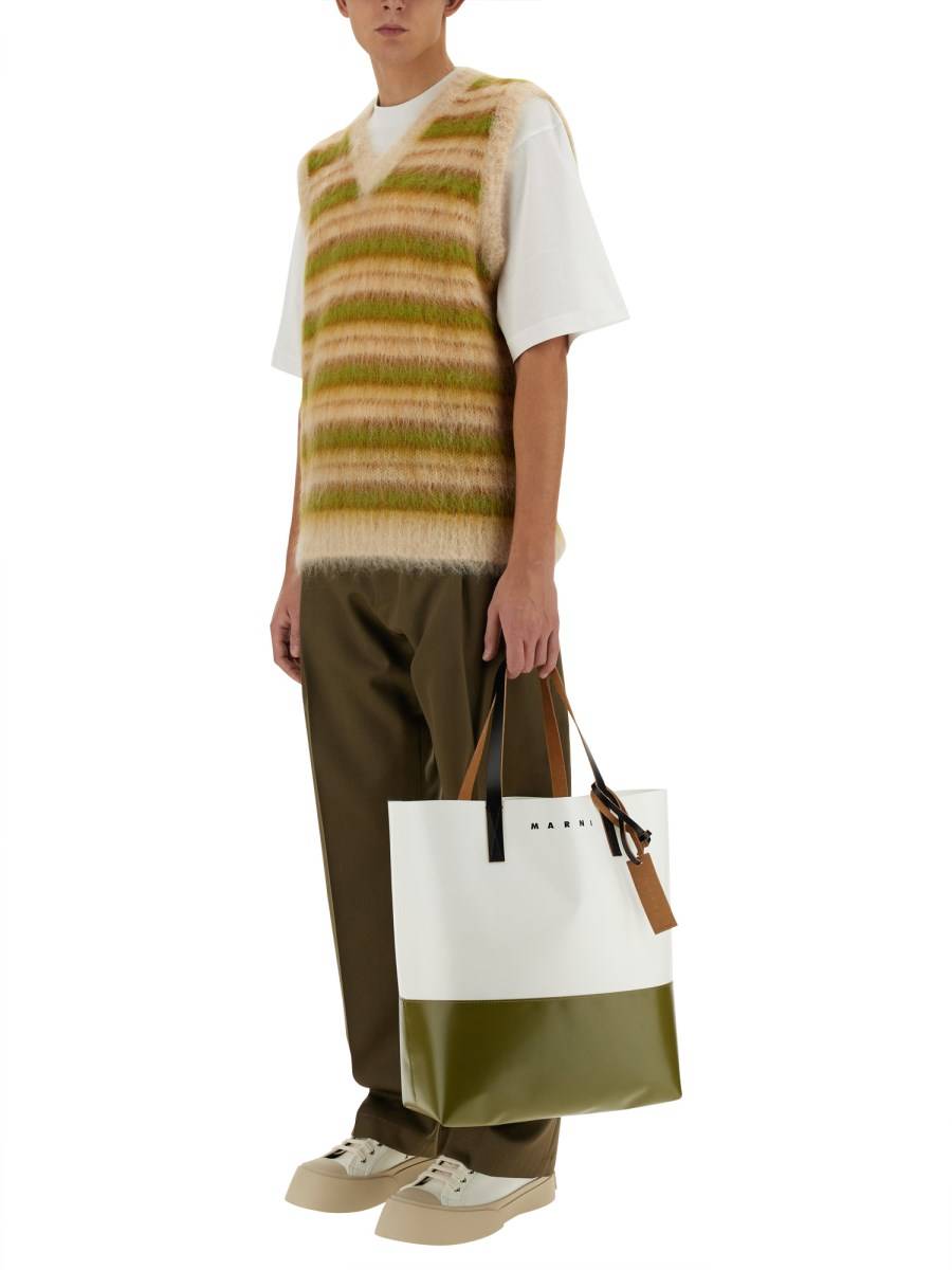 MARNI GILET A RIGHE