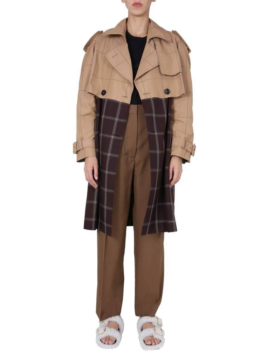 MARNI PANTALONE IN LANA VERGINE CON GAMBA AMPIA