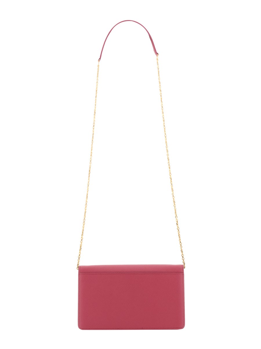 MARNI PORTAFOGLI IN PELLE CON TRACOLLA