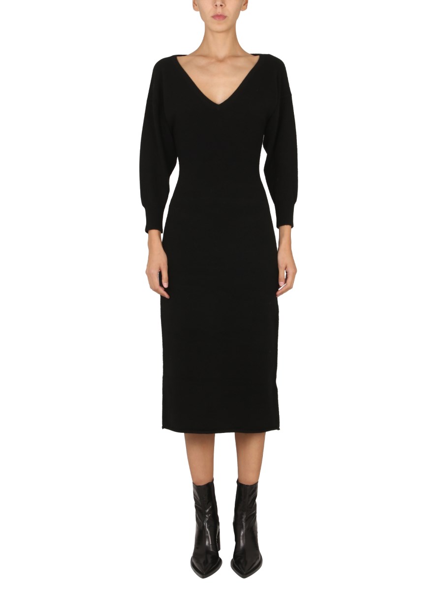 MAX MARA ABITO CALERNO IN MISTO CASHMERE