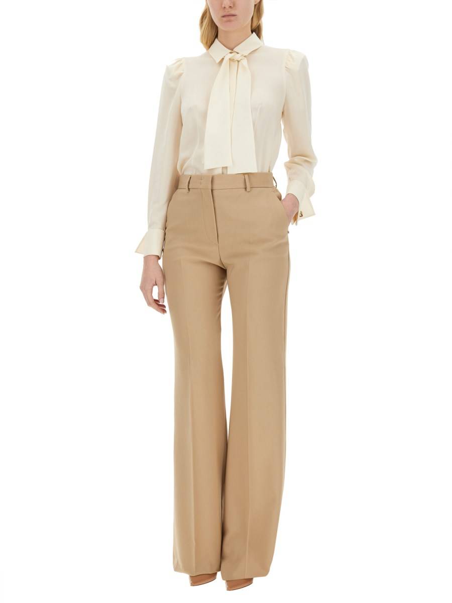 MAX MARA CAMICIA IN SETA CON FIOCCO