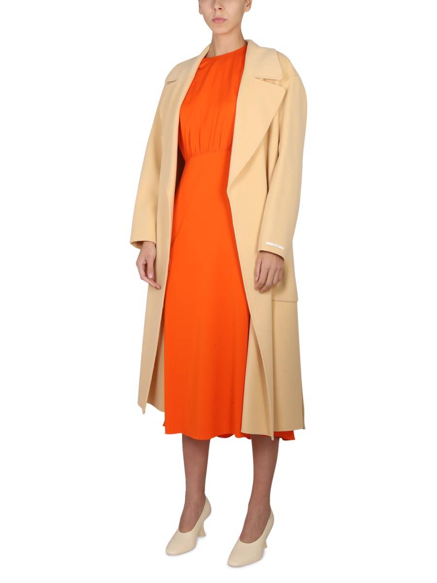 MAX MARA CAPPOTTO IN LANA VERGINE CON CINTURA