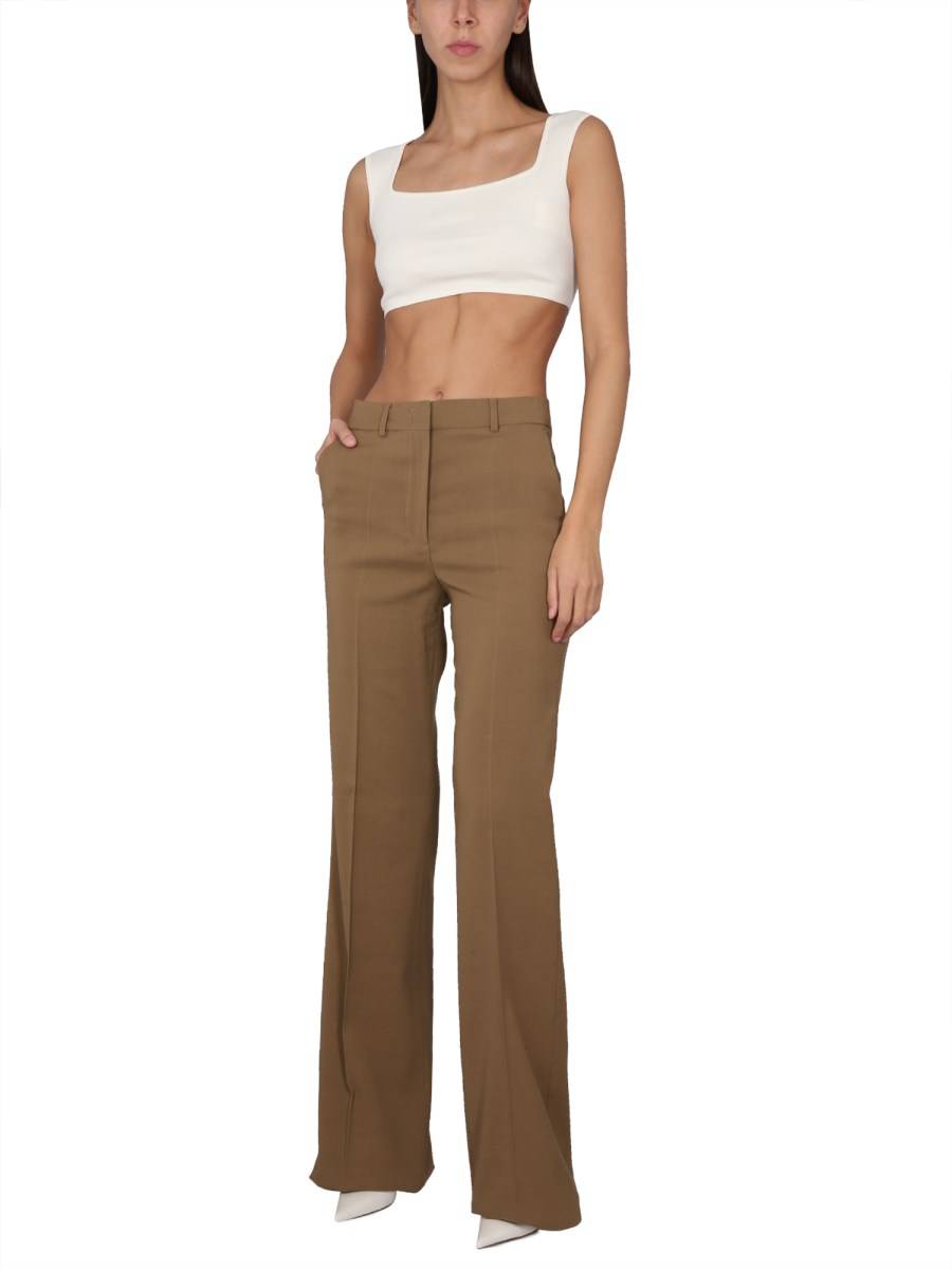MAX MARA CROP TOP FULMINE IN COTONE