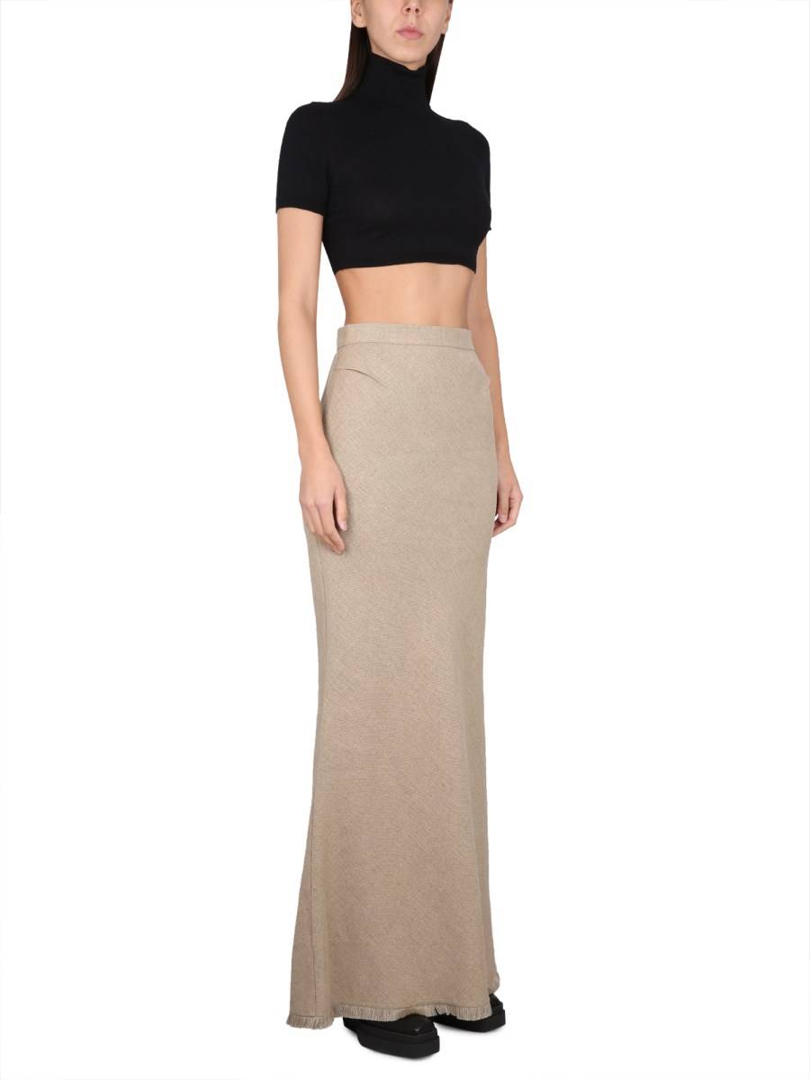 MAX MARA CROPPED TOP IN COTONE
