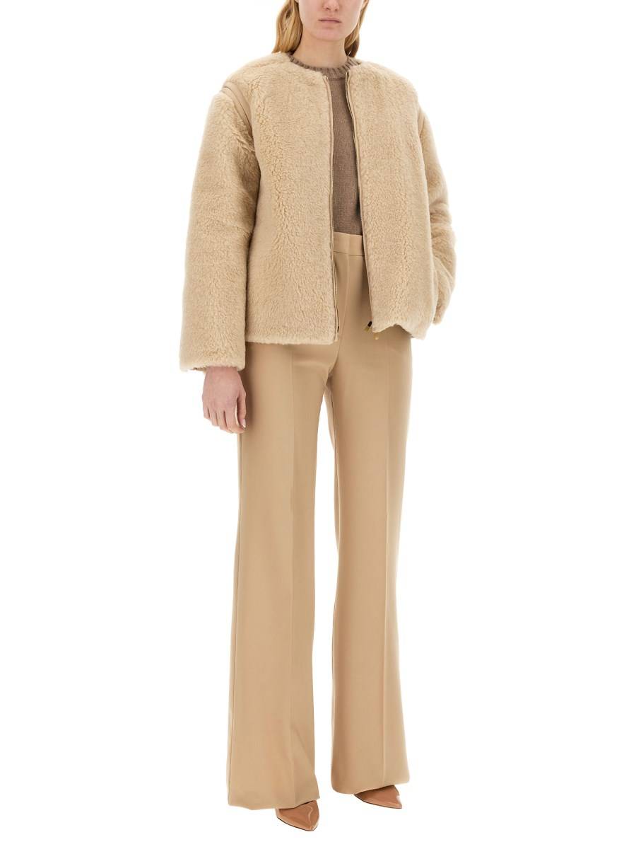 MAX MARA GIACCA PANINO IN TESSUTO TEDDY