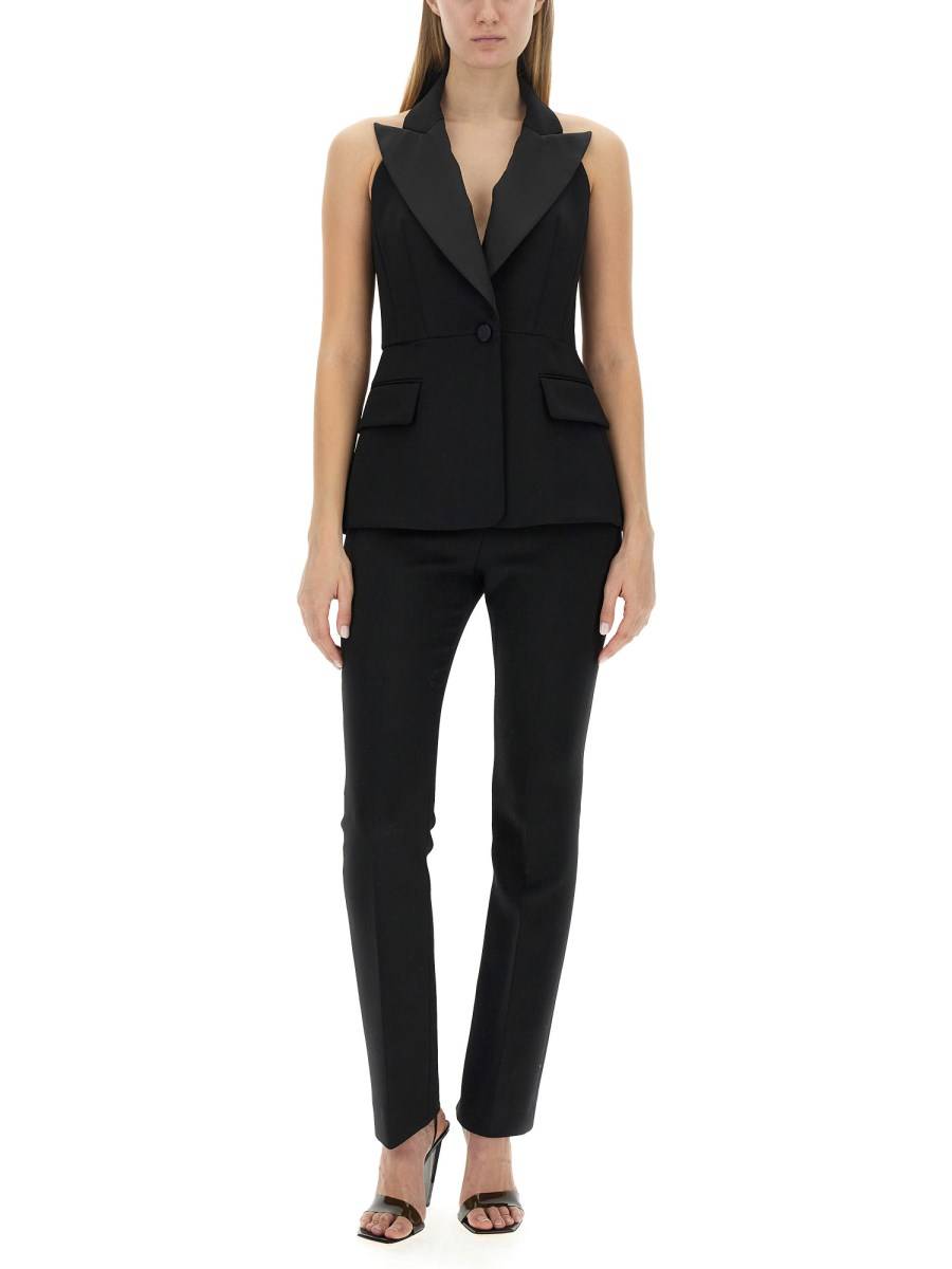 MAX MARA GILET ALETTA IN LANA