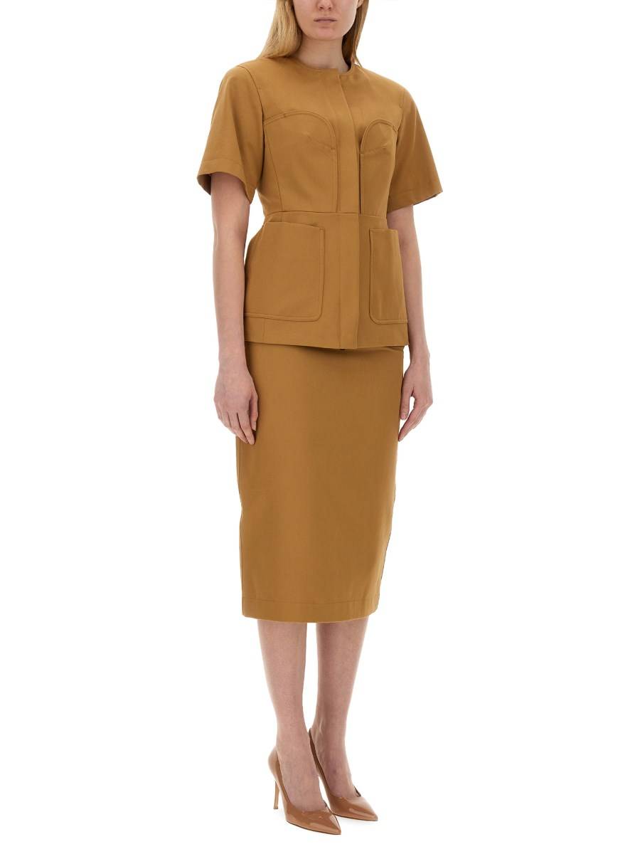 MAX MARA GONNA CRESTA IN COTONE