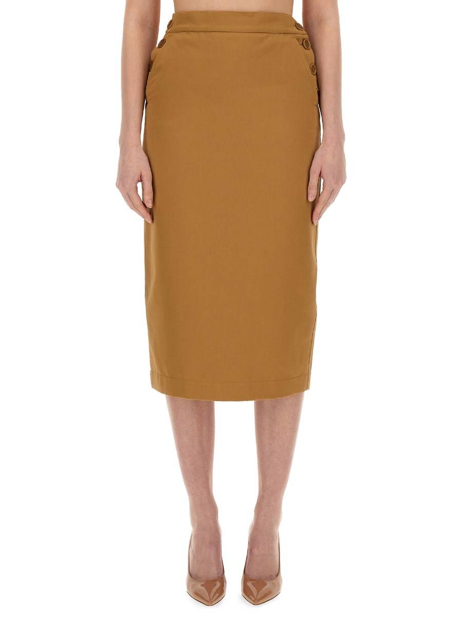 MAX MARA GONNA CRESTA IN COTONE
