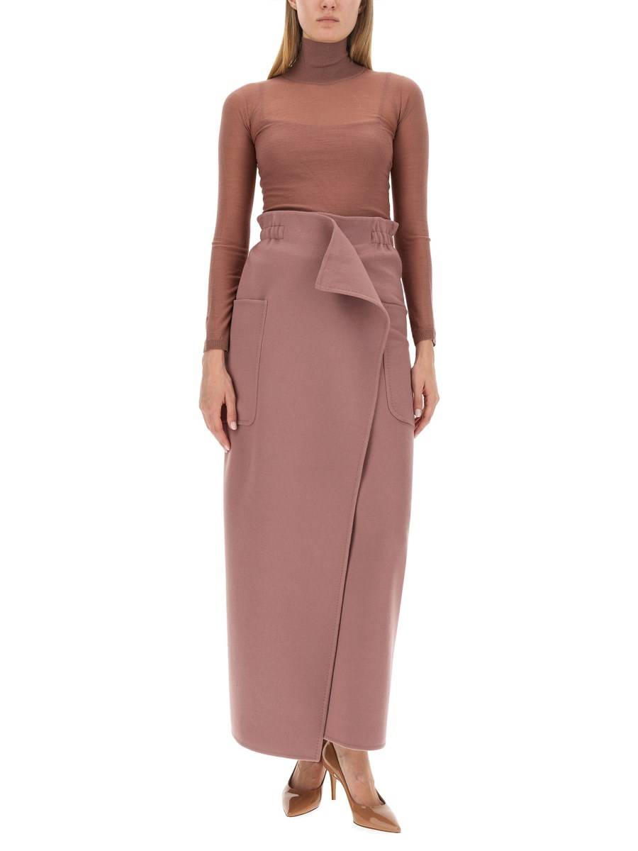 MAX MARA GONNA "NUVOLE" IN LANA VERGINE E CASHMERE