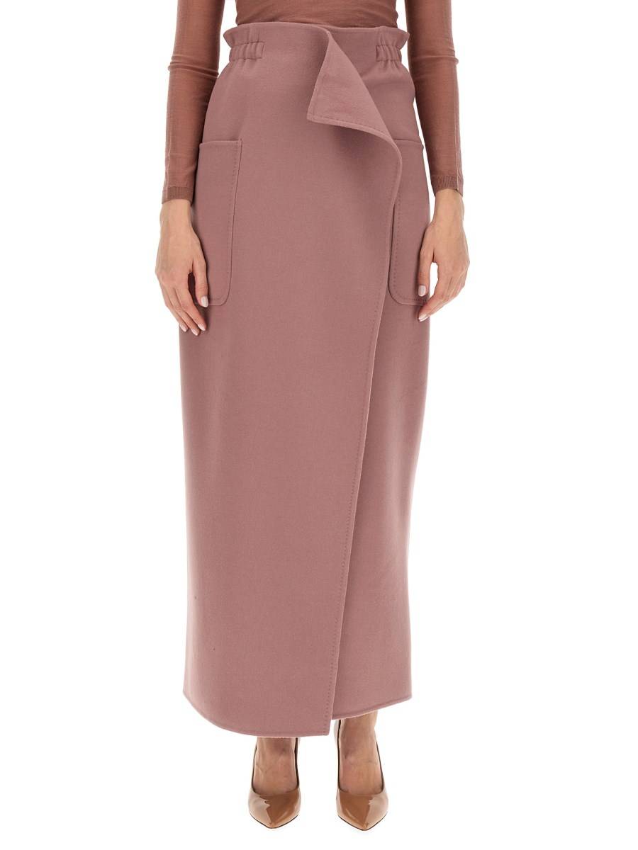 MAX MARA GONNA "NUVOLE" IN LANA VERGINE E CASHMERE